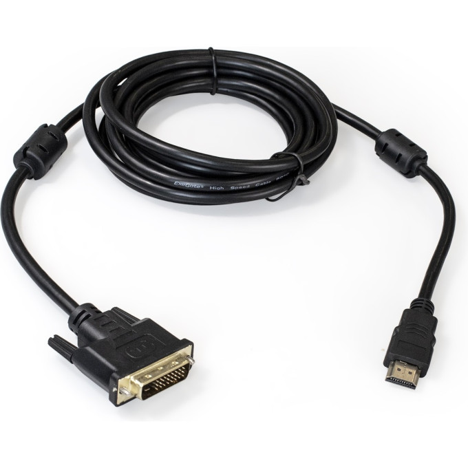Кабель HDMI-DVI-D EXEGATE EX-CC-HDMIM-DVI2M-5,0 EX294674RUS