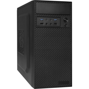 Корпус EXEGATE MINITOWER BAA-109U2-UNS350 (mATX, БП UNS350 с вент. 12см, 2*USB+2*USB3.0, аудио, черный) <EX299139RUS>